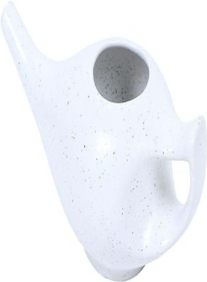 WHOLELIFEOBJECTS Leak Proof Durable Porcelain Ceramic Neti Pot Hold 300 Ml Water Comfortable Grip with 10 Sachet Neti Salt | Eco Friendly Natural Treatment for Sinus & Congestion (White Matt) - Image 4